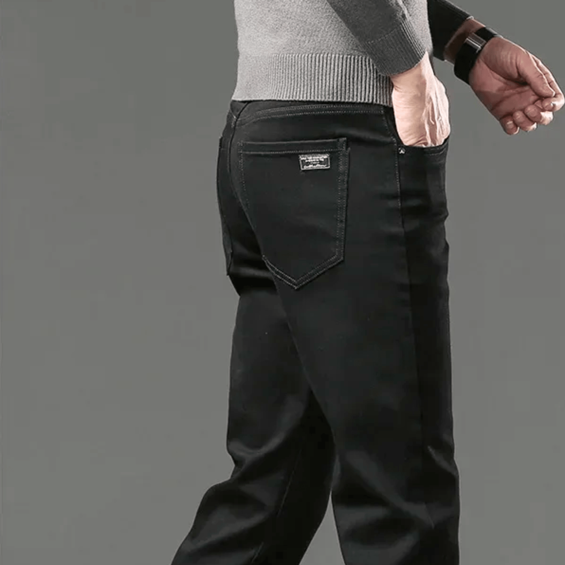 LAURENT MONACO | PANTALON EN DENIM THERMIQUE
