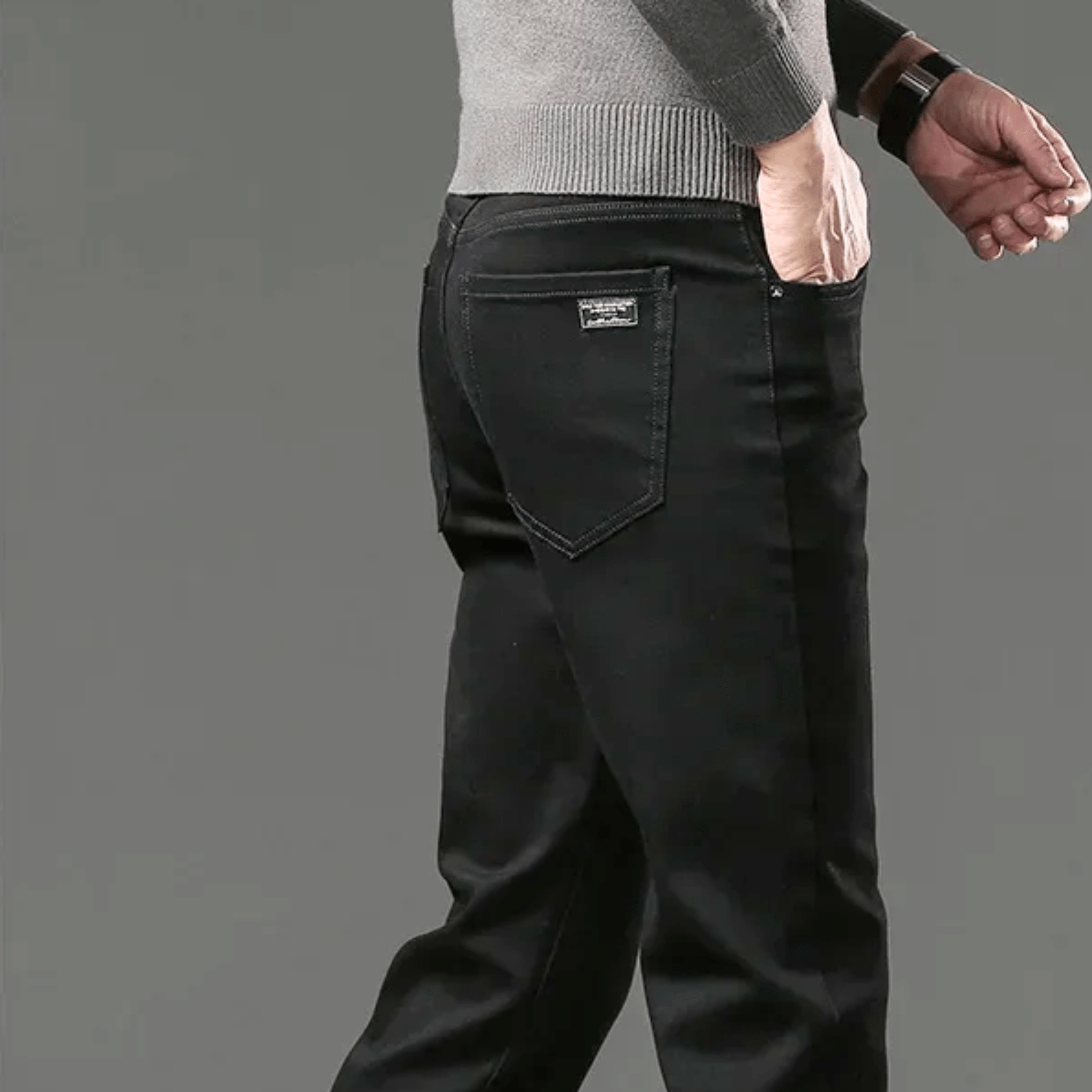 LAURENT MONACO | PANTALON EN DENIM THERMIQUE