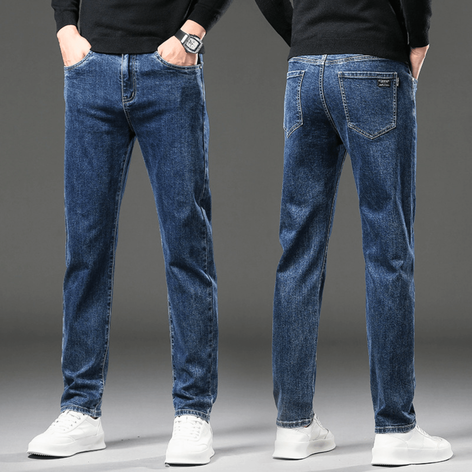 LAURENT MONACO | PANTALON EN DENIM THERMIQUE